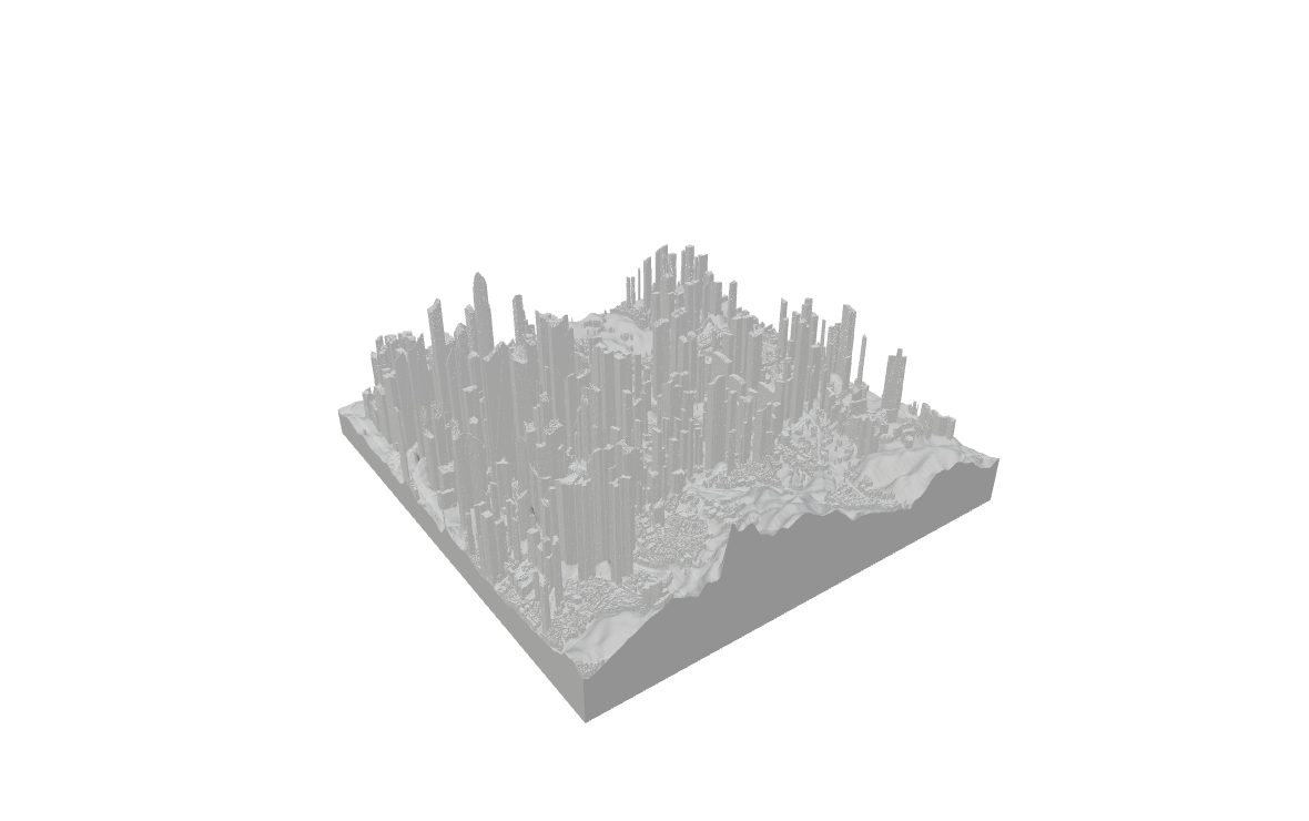 URBANLAB 에디터 — 실측 지형 미리보기